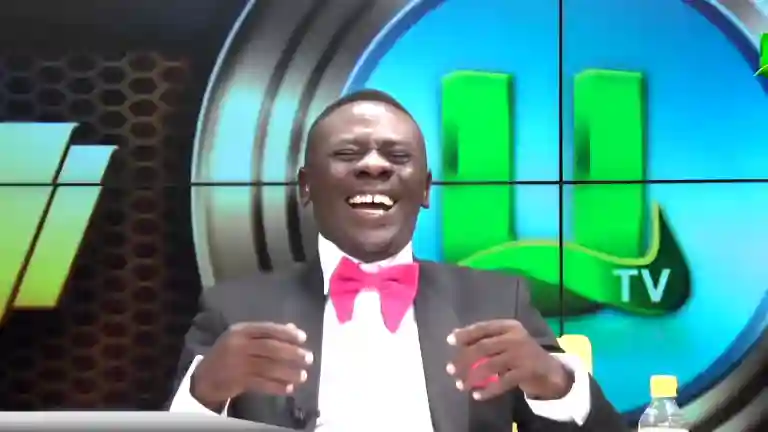 Akrobeto Laughing Meme 720p still image from original UTV Ghana news clip iconic viral comedy moment