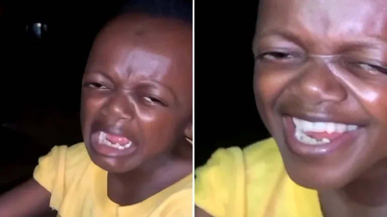 African Black boy Crying then Laughing Meme image HD download, emotional reaction from tears to joy