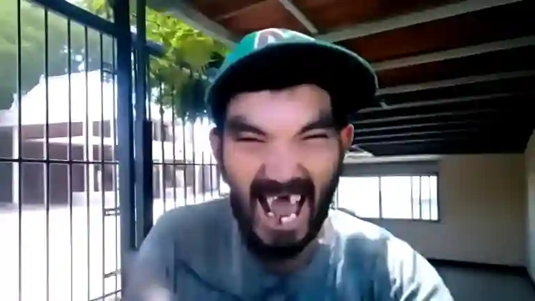Crazy Funny Laughing Meme original 480p still image viral clip.
