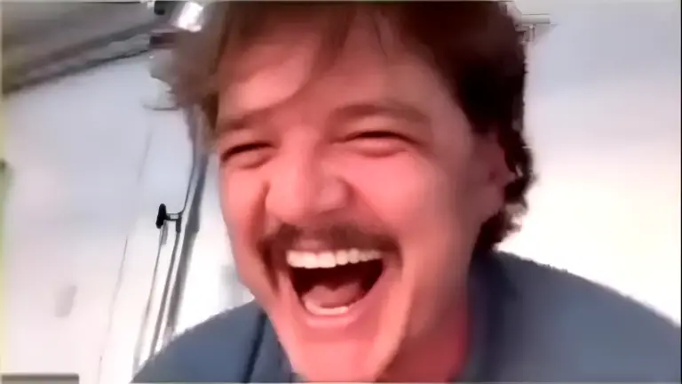 Pedro Pascal Laughing Then Crying Meme