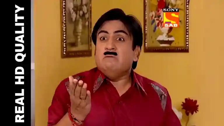 Chup Hoja Pagal Aurat meme showing Jethalal angry reaction from TMKOC episode 488